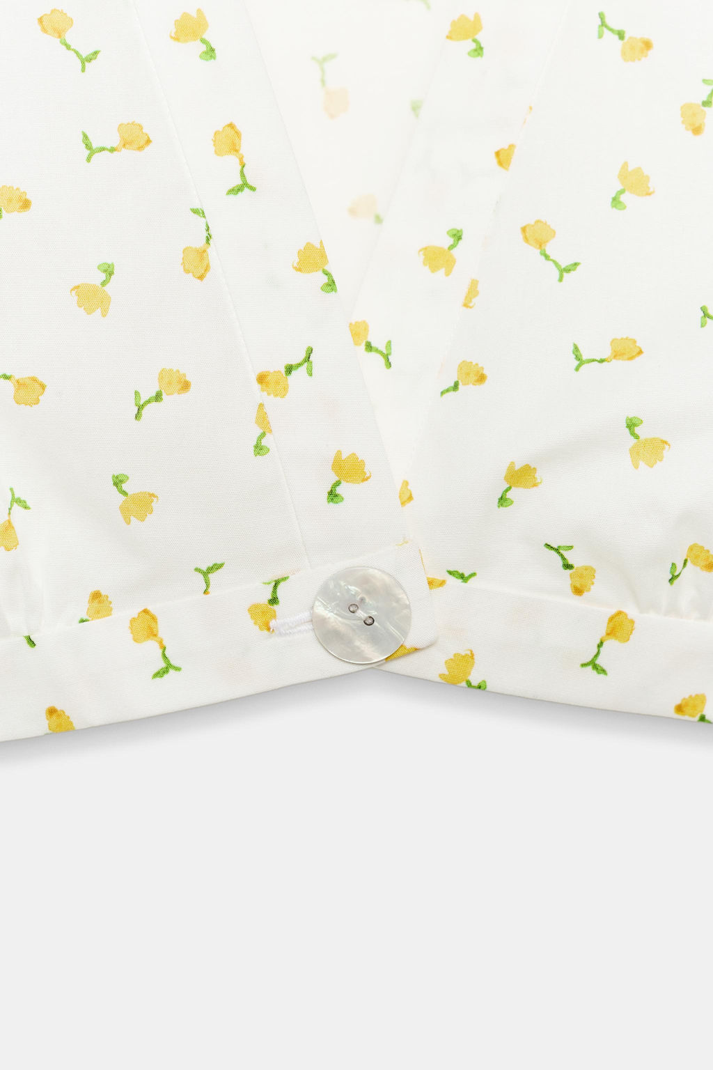 TOP CROP POPEL?N FLORES / Crudo/Amarillo
