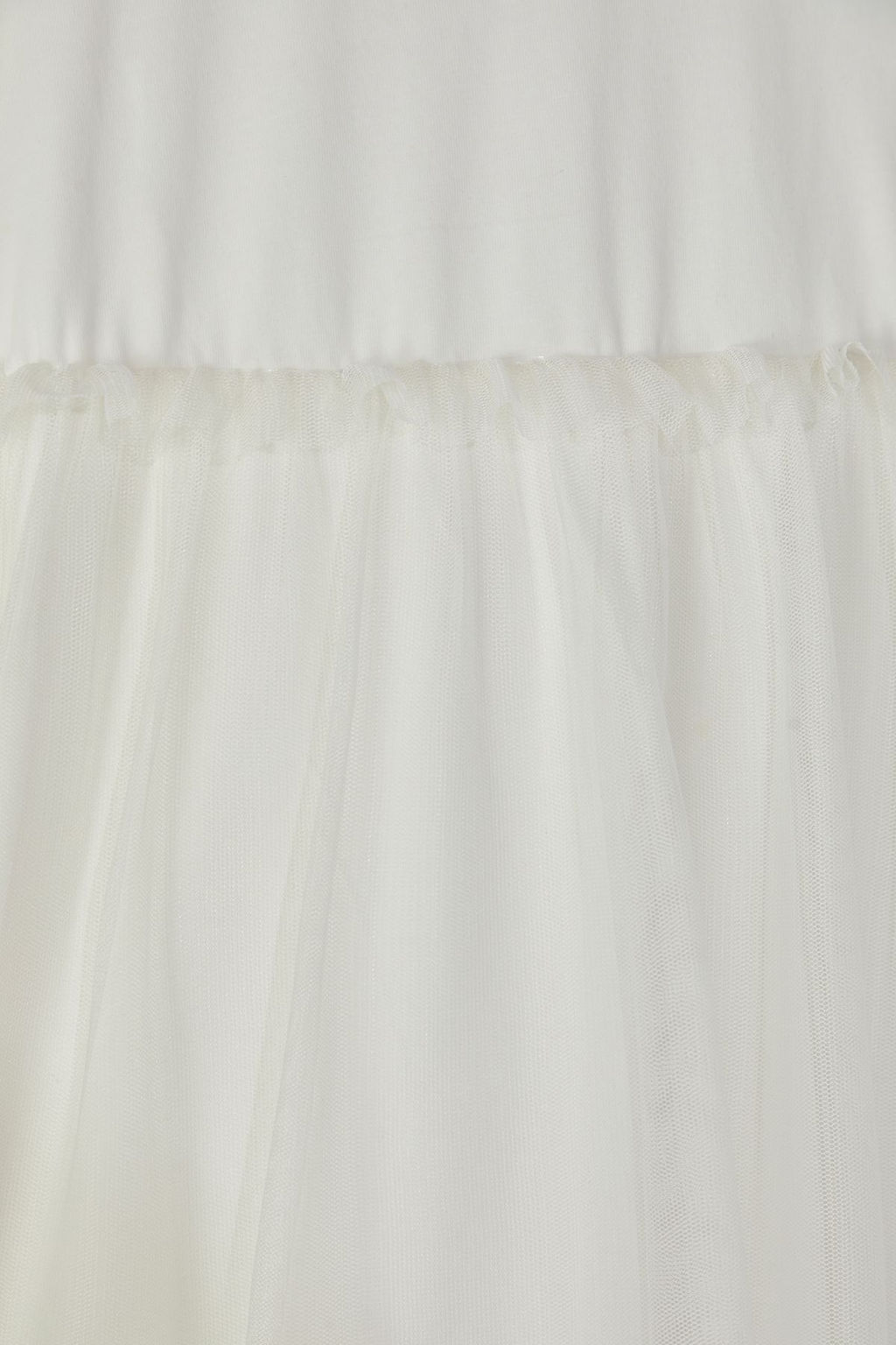 Ekru Pamuklu K?z Cocuk Basic K?sa Kol Mini Tutulu Bayraml?k Dokuma Elbise TKDSS25EL00075 - Trendyolmilla фото 4