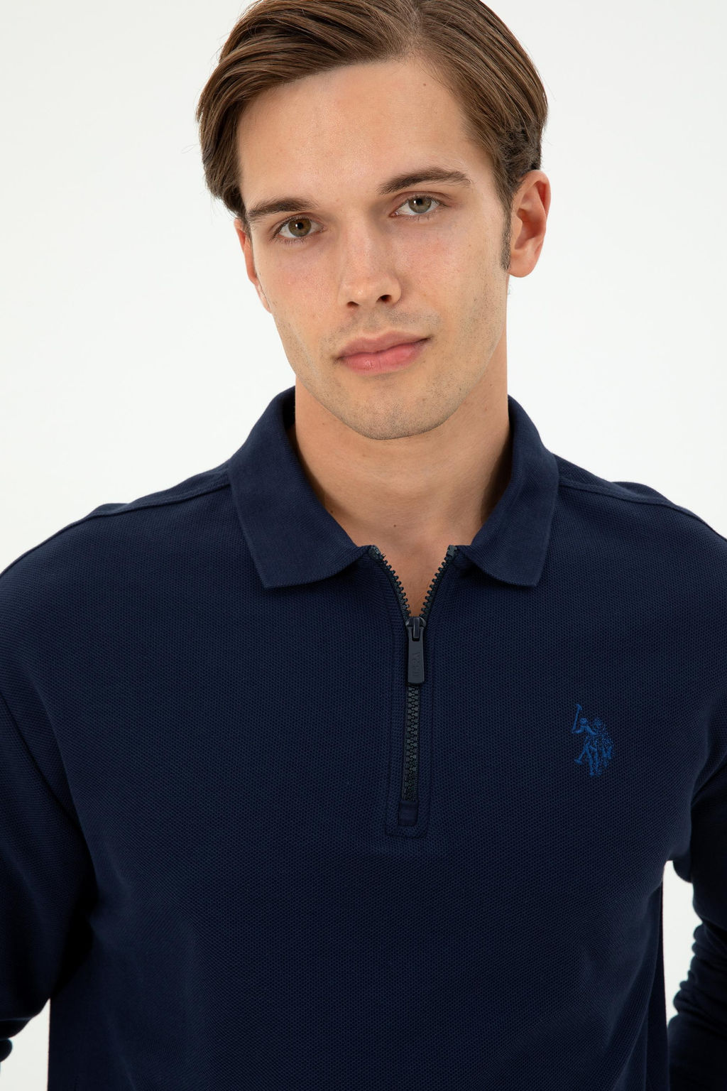 Мужской темно-синий свитшот - U.s. polo assn фото 2