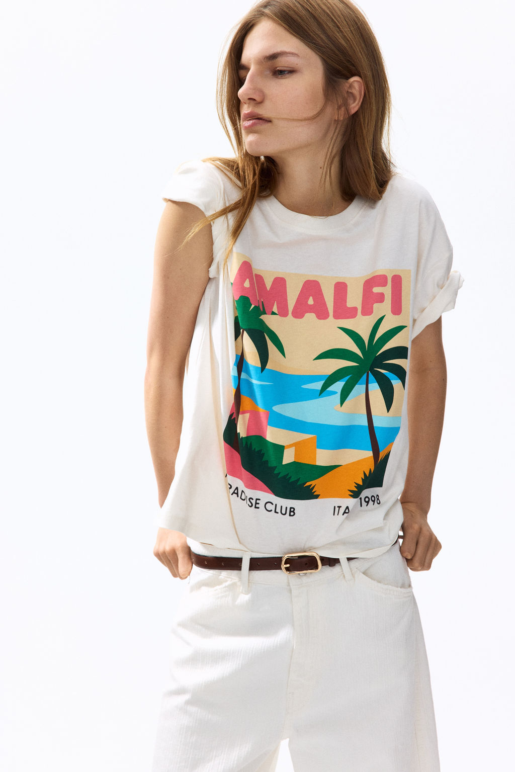 Camiseta estampada de algod?n - H&m фото 3