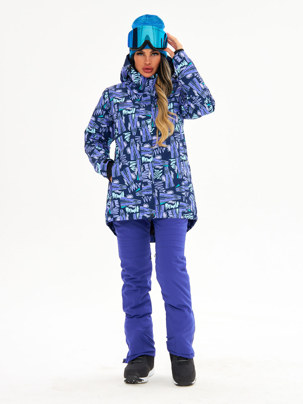 Женская горнолыжная сноубордическая куртка Alpha Endless Ultra Chaleur SNB 423/316_5 Разноцветный  фото 30