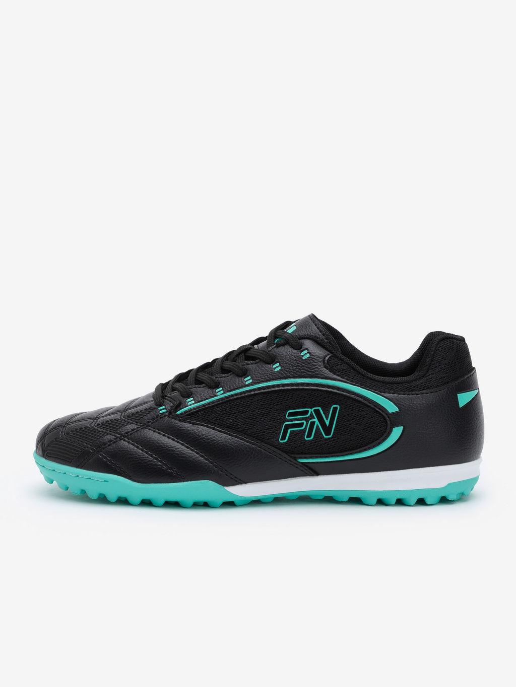 Детские шиповки FN Core Kid (TF) (Black/Teal)