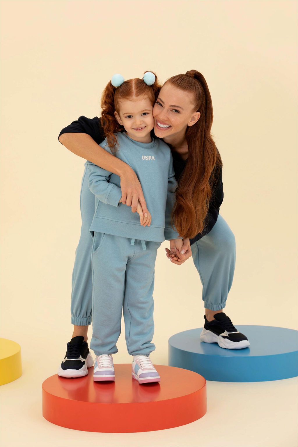 U. S. Polo Assn Детский синий базовый свитшот с круглым вырезом - U.s. polo assn фото 8