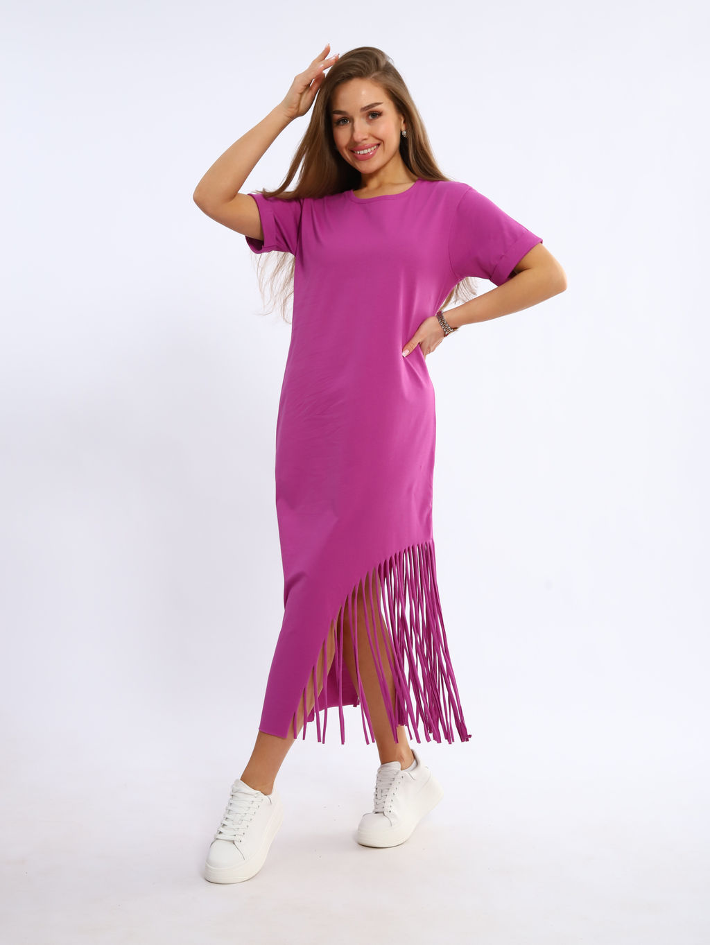 Платье женское 4-108в (лиловый)