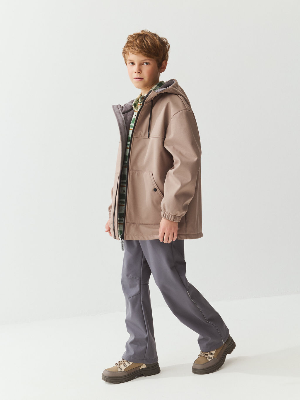 Брюки Softshell демисезонные Графит 7+ - Bungly фото 4