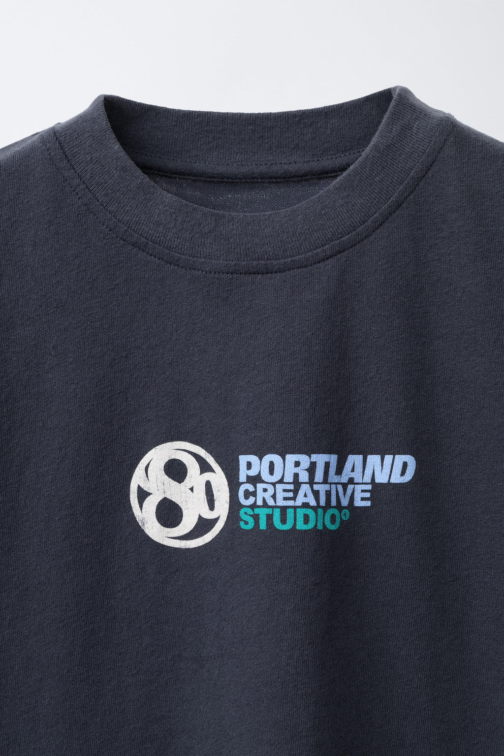 T-SHIRT WITH RAISED SLOGAN - Zara фото 3