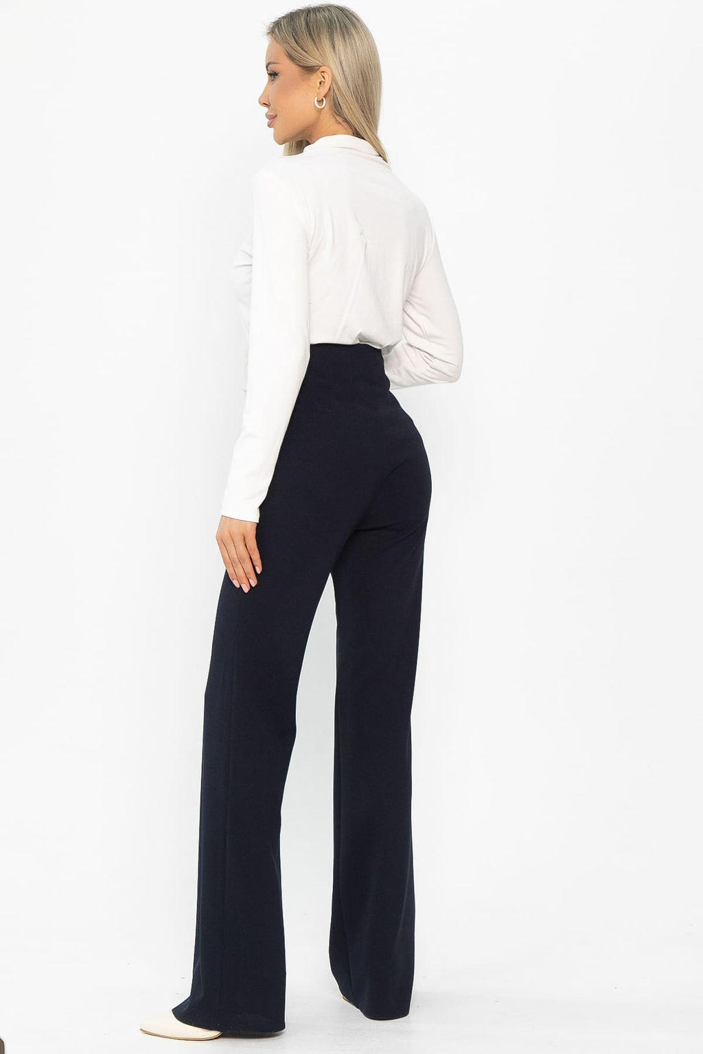 Брюки клёш Алека (синие) Б14885-4М - Lt collection фото 3