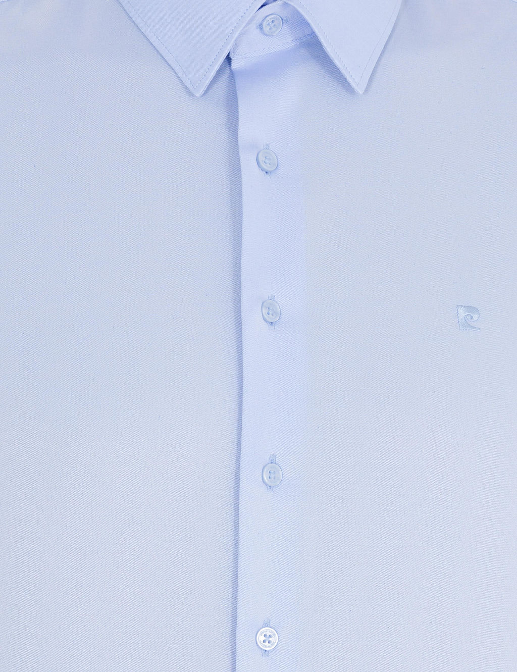 A__k Mavi Slim Fit Uzun Kollu Klasik G_mlek