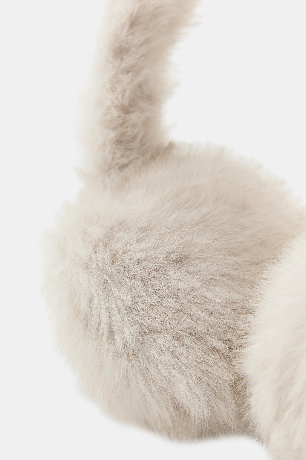 PLAIN FAUX FUR EARMUFFS - Zara фото 4