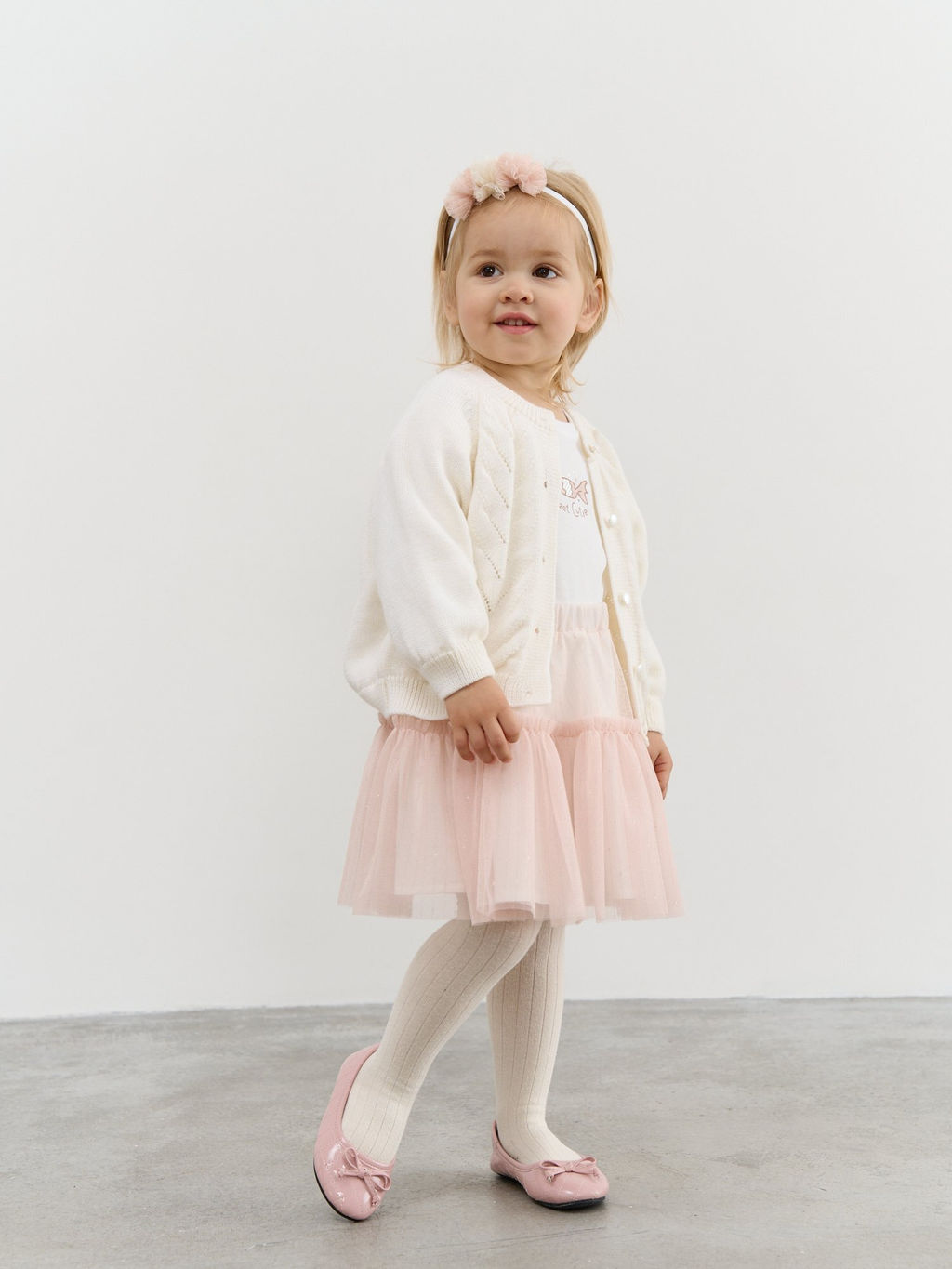 Кардиган Снежинка из смесовой шерсти 0+ - Bungly фото 5