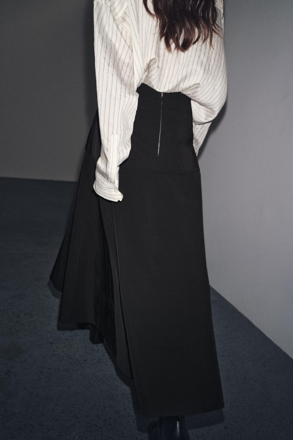 ZW COLLECTION FLARED BELT SKIRT - Zara фото 11