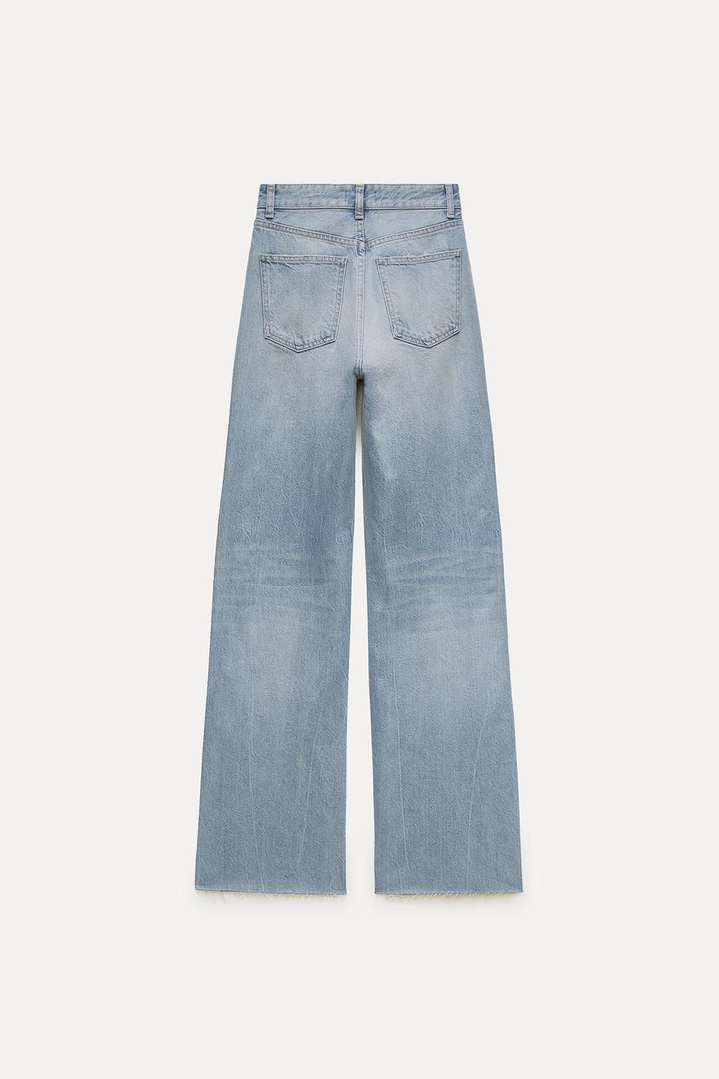 TRF WIDE-LEG HIGH-WAIST JEANS - Zara фото 17