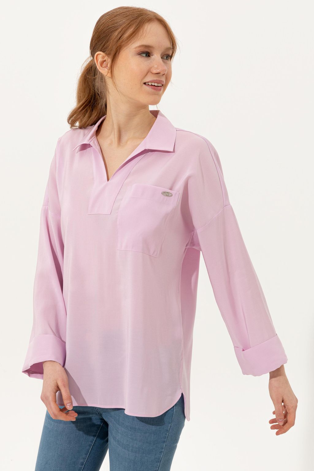 Женская рубашка Magnolia с длинным рукавом - U.s. polo assn фото 3