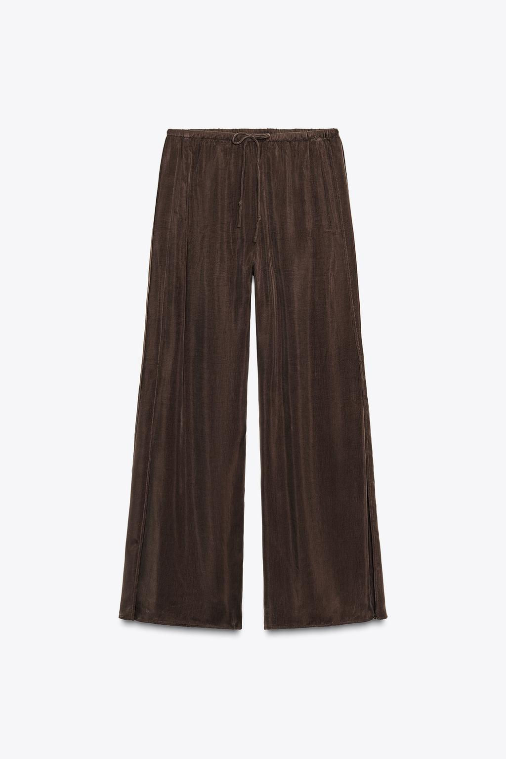 ZW COLLECTION TROUSERS WITH VENTS - Zara фото 3