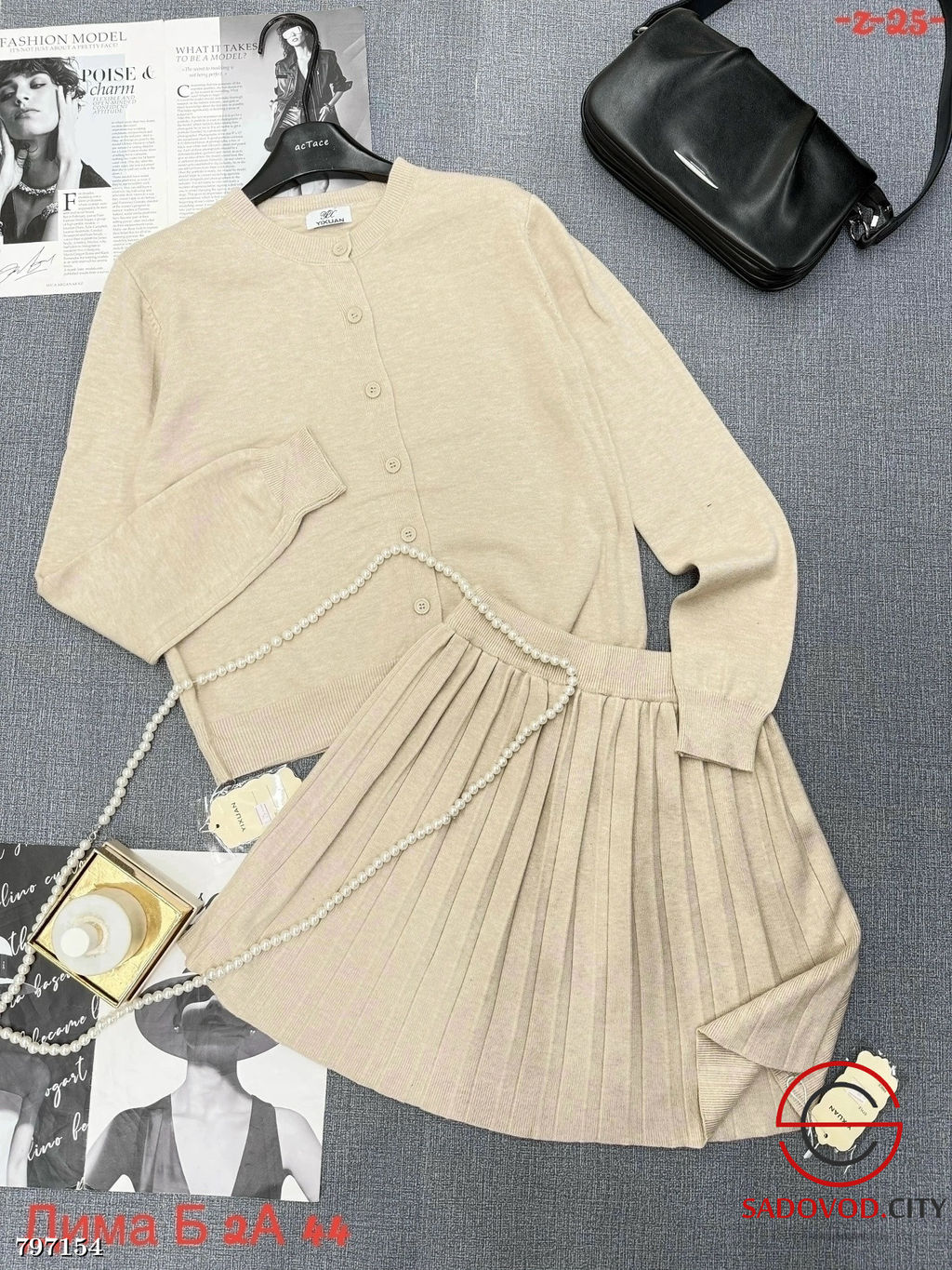 костюм женский кофта +юбка - Bruno фото 7