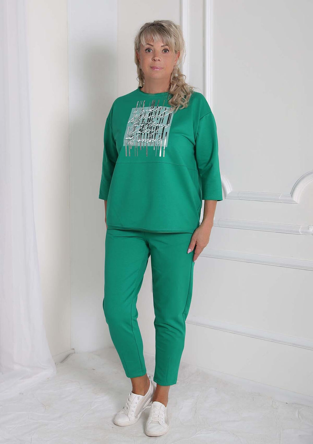 Брюки Клэр зеленые - Марлен фото 3