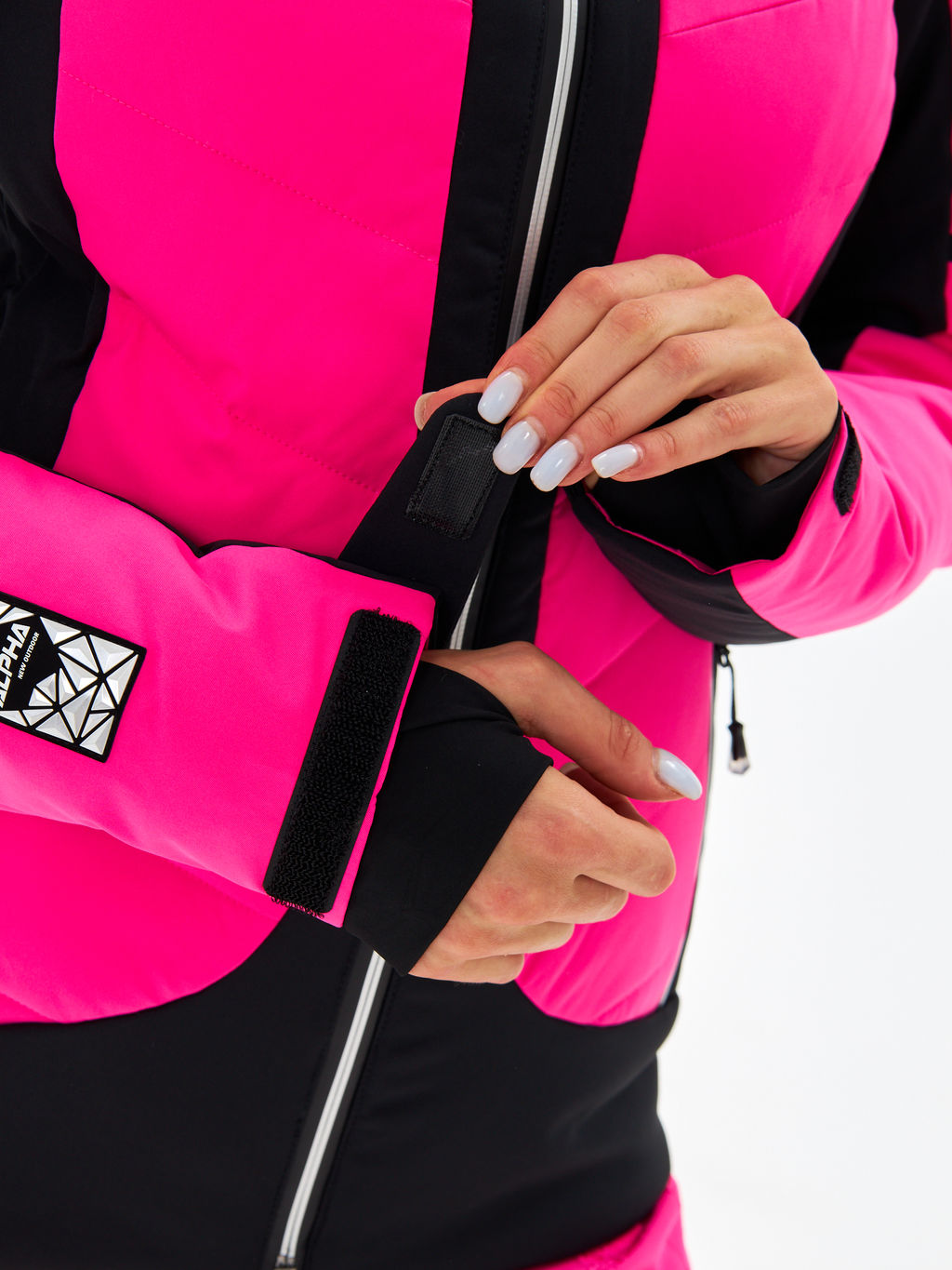 Женская горнолыжная / сноубордическая мембранная куртка Alpha Endless Peak Tech_3 Фуксия  фото 37