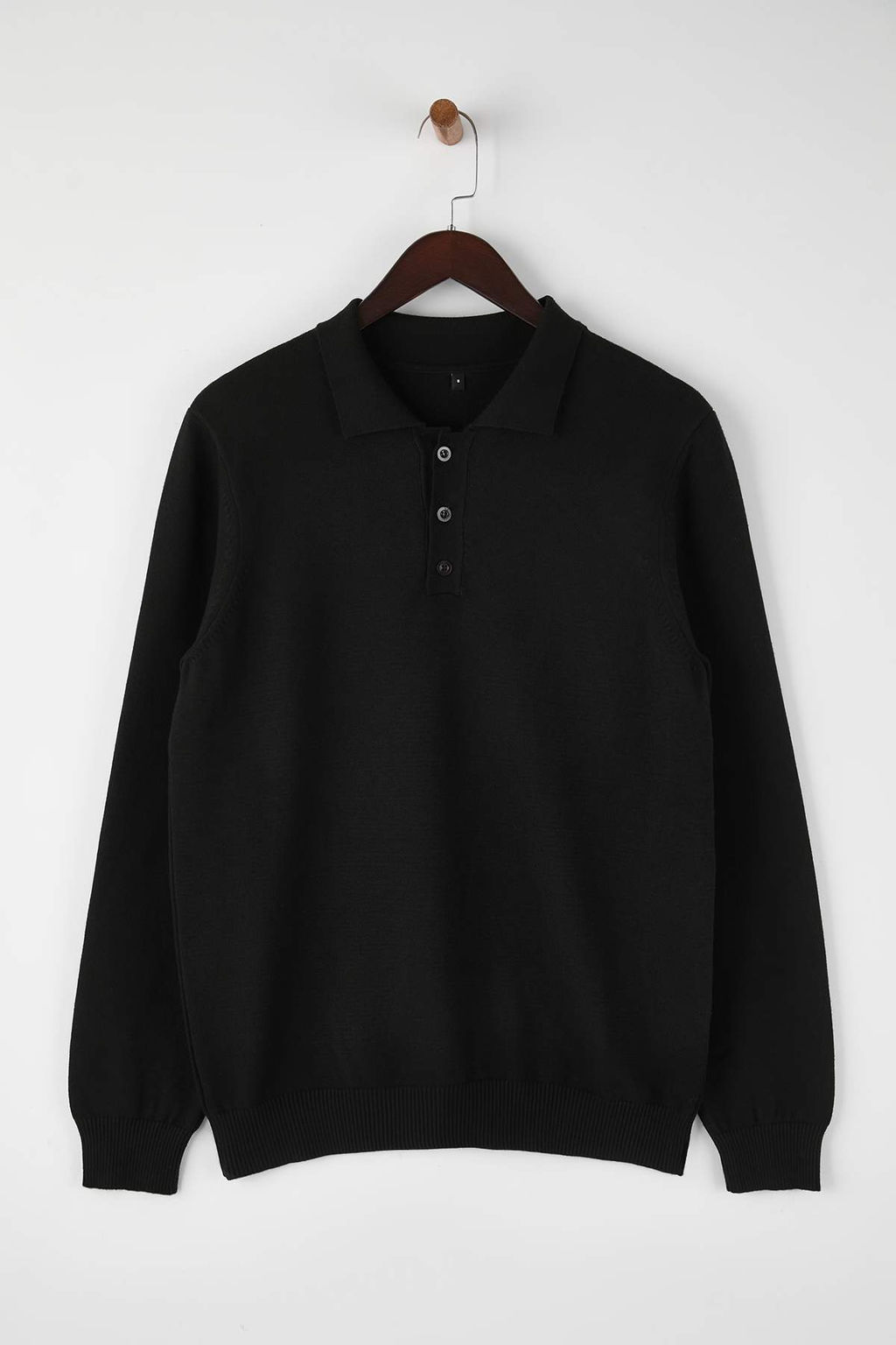 TRENDYOL MAN Lacivert Erkek Regular Polo Yaka Duz Triko Kazak TMNAW24KZ00067 - Trendyolmilla фото 33
