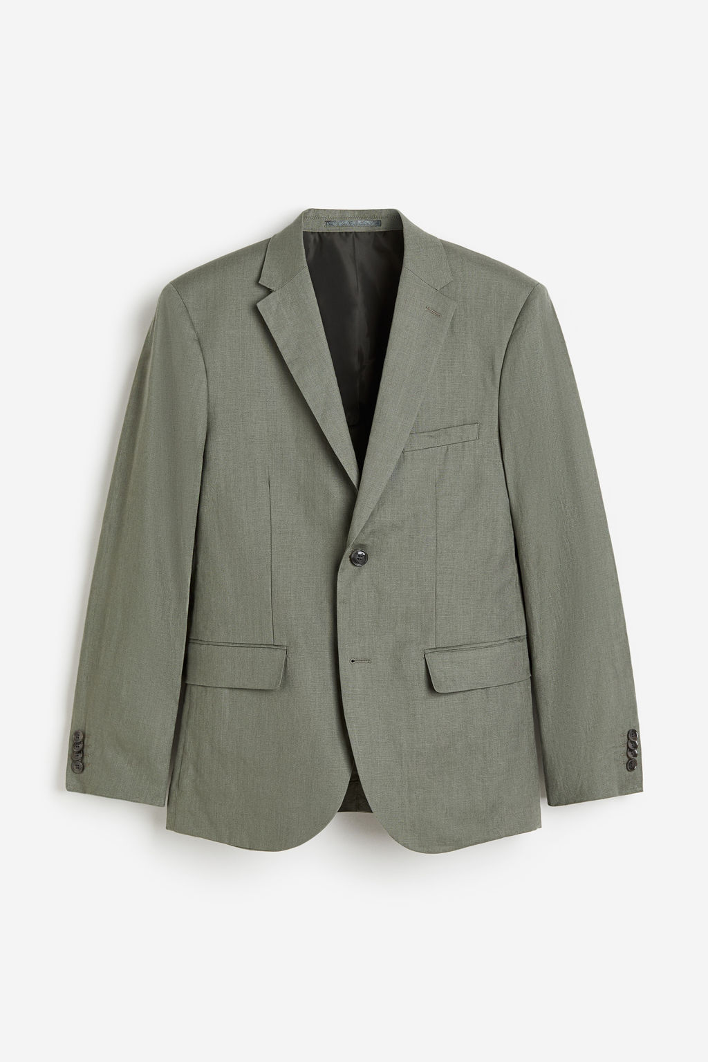Americana de lino Slim Fit - H&m фото 3