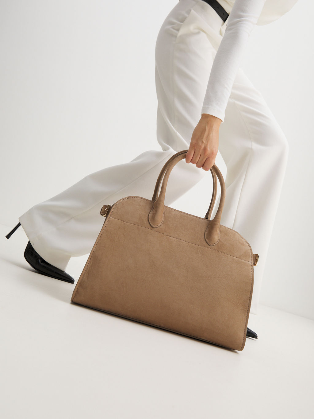 Женский тоут CALZETTI ASHLEY Артикул 4249636, бежевый  фото 2