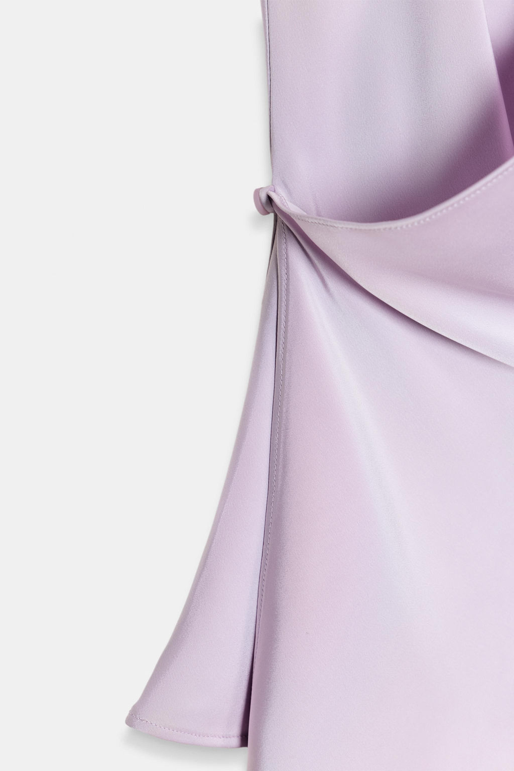 TOP SATINADO HALTER / Malva claro - Zara фото 7