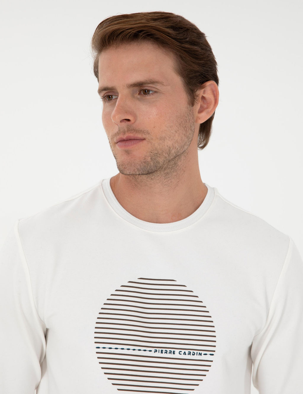 Ekru Regular Fit Sweatshirt - Pierre cardin фото 2