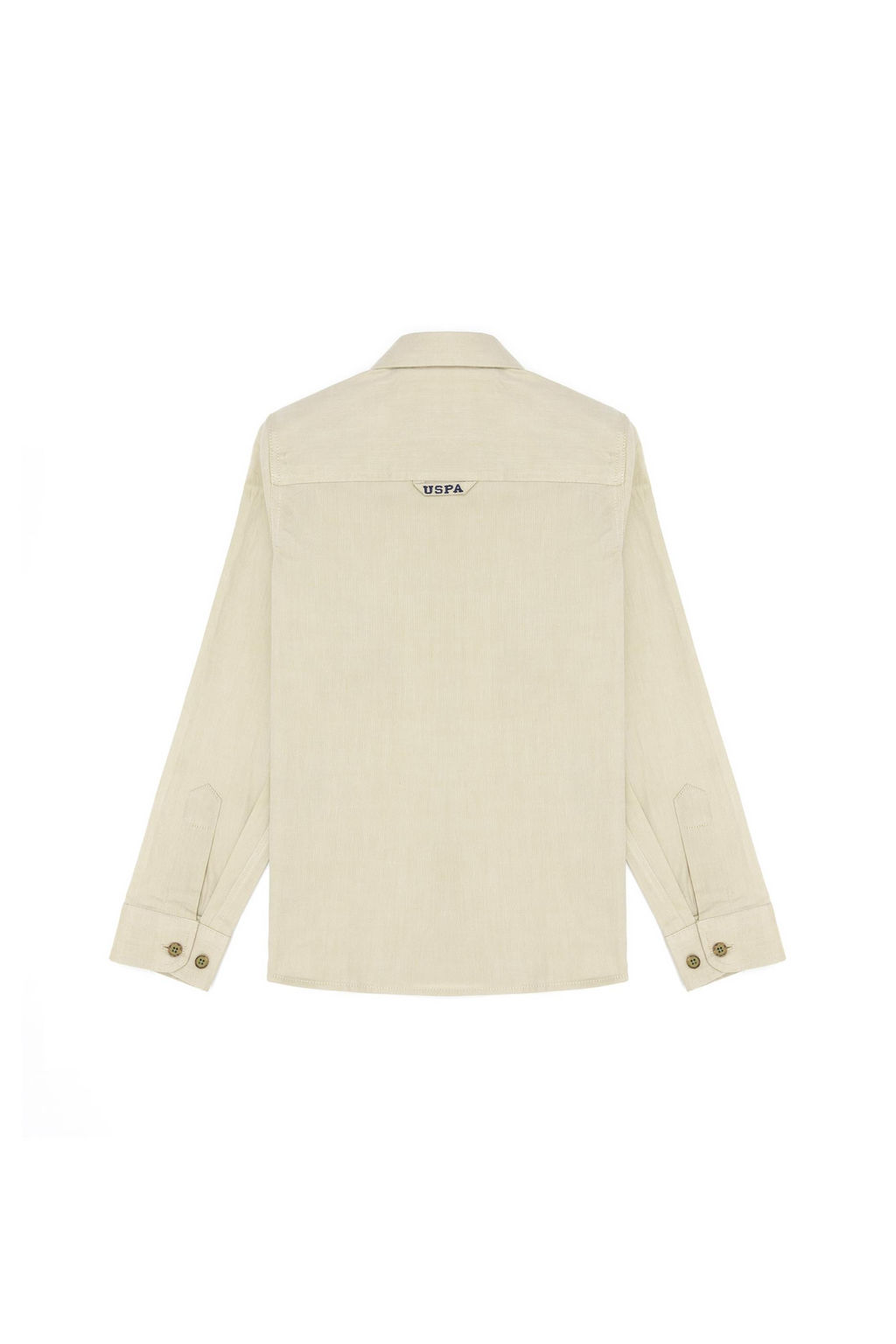 Рубашка для мальчика U.s. Polo Assn базовая с длинным рукавом темно-хаки  фото 8