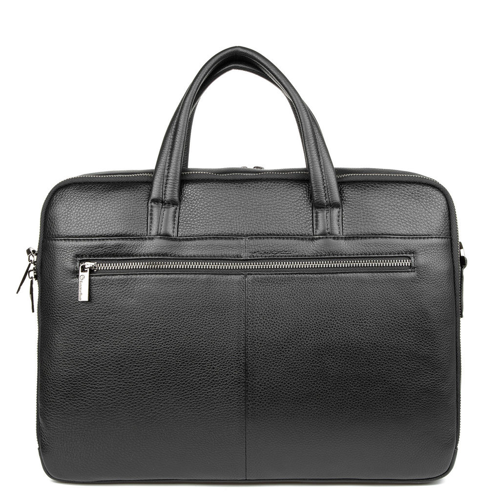 Мужская кожаная сумка деловая - Barcelo biagi фото 2