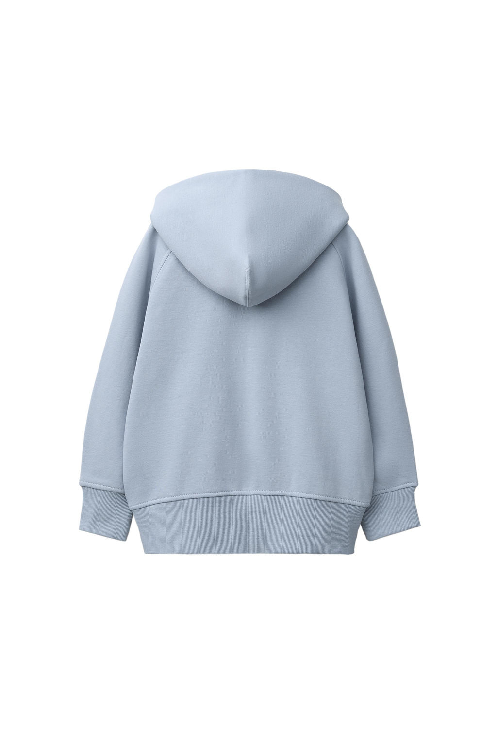 SUDADERA FELPA CAPUCHA / Azul claro - Zara фото 7