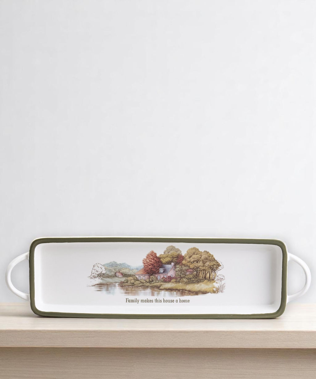 БЛЮДО С РУЧКАМИ LEFARD FAMILY HOUSE ПРЯМОУГ. 42*12*3,5 СМ  фото 7