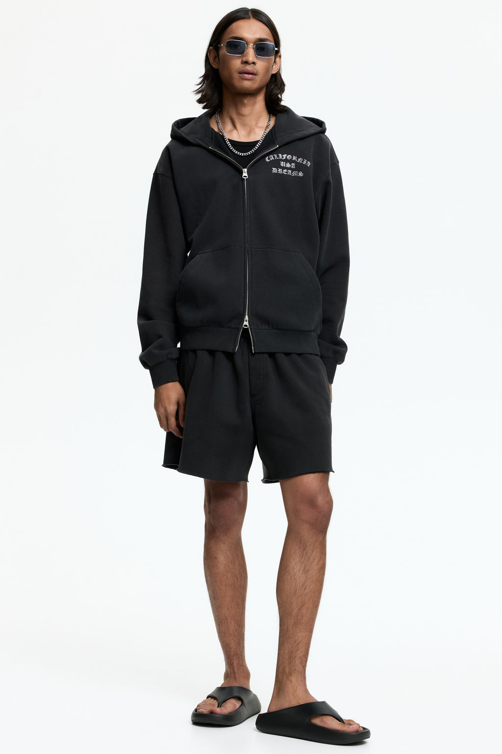 Pantal?n corto en sudadera Relaxed Fit - H&m фото 3