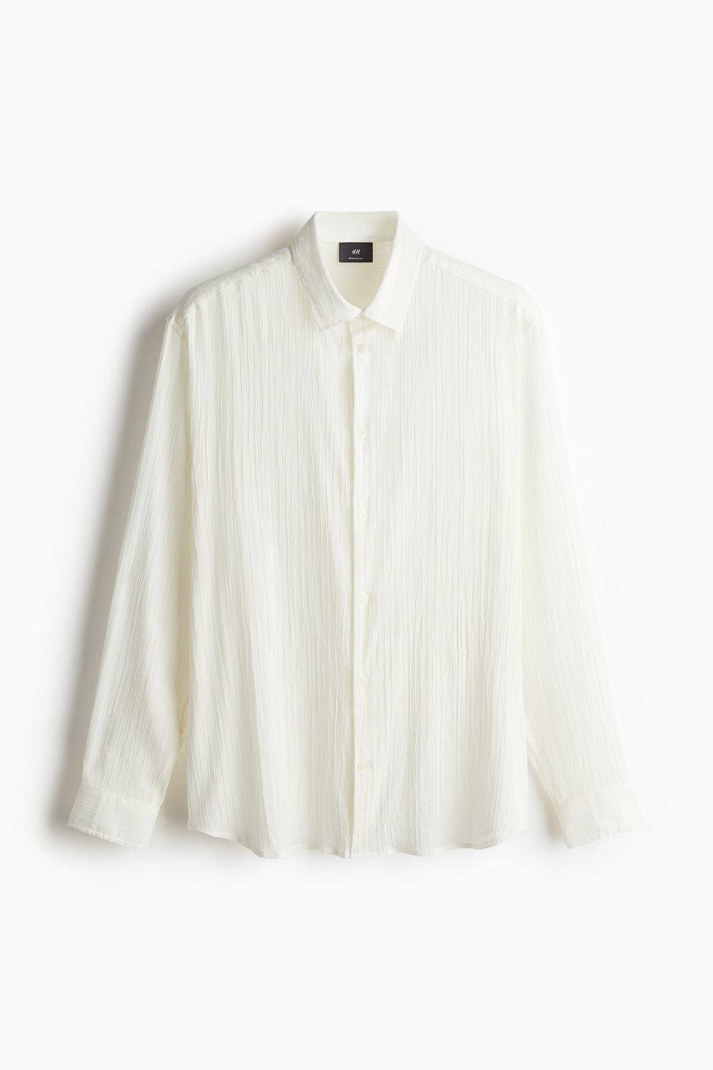 Camisa texturizada Regular Fit - H&m фото 5