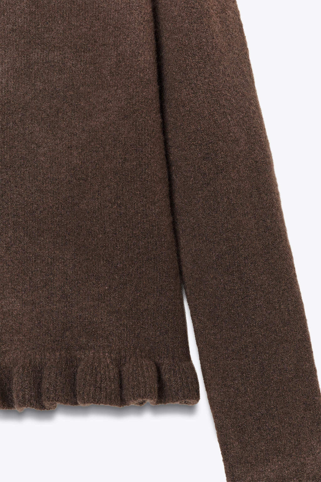 RUFFLE KNIT SWEATER - Zara фото 6