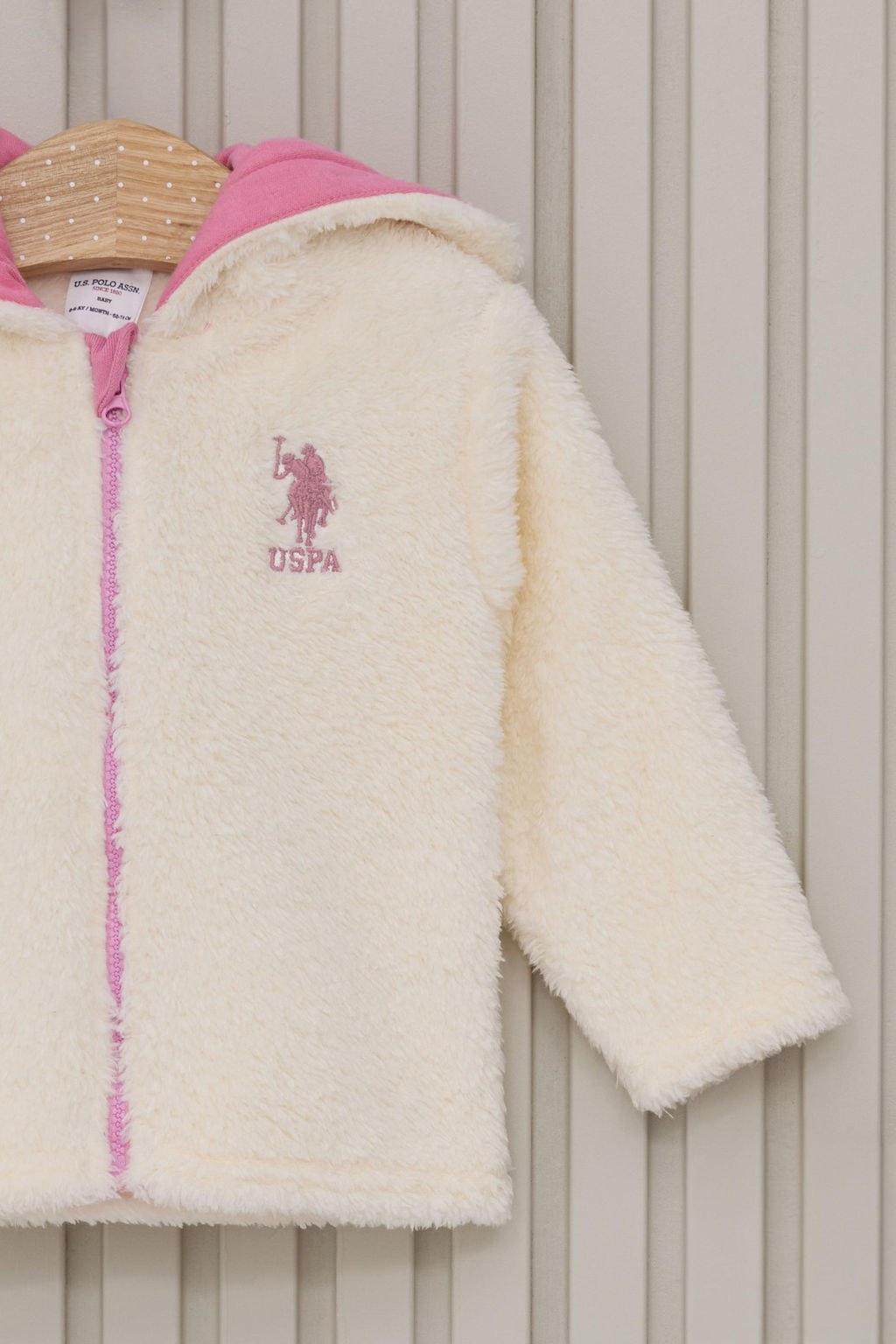 K_z Bebek Krem 3l_ Pijama Tak_m_ Sepette S_rpriz _ndirim - U.s. polo assn фото 5