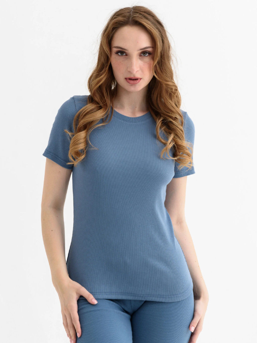 Футболка Хлопок 95% лайкра 5% рубчик Кашкорсе - Оптима фото 2