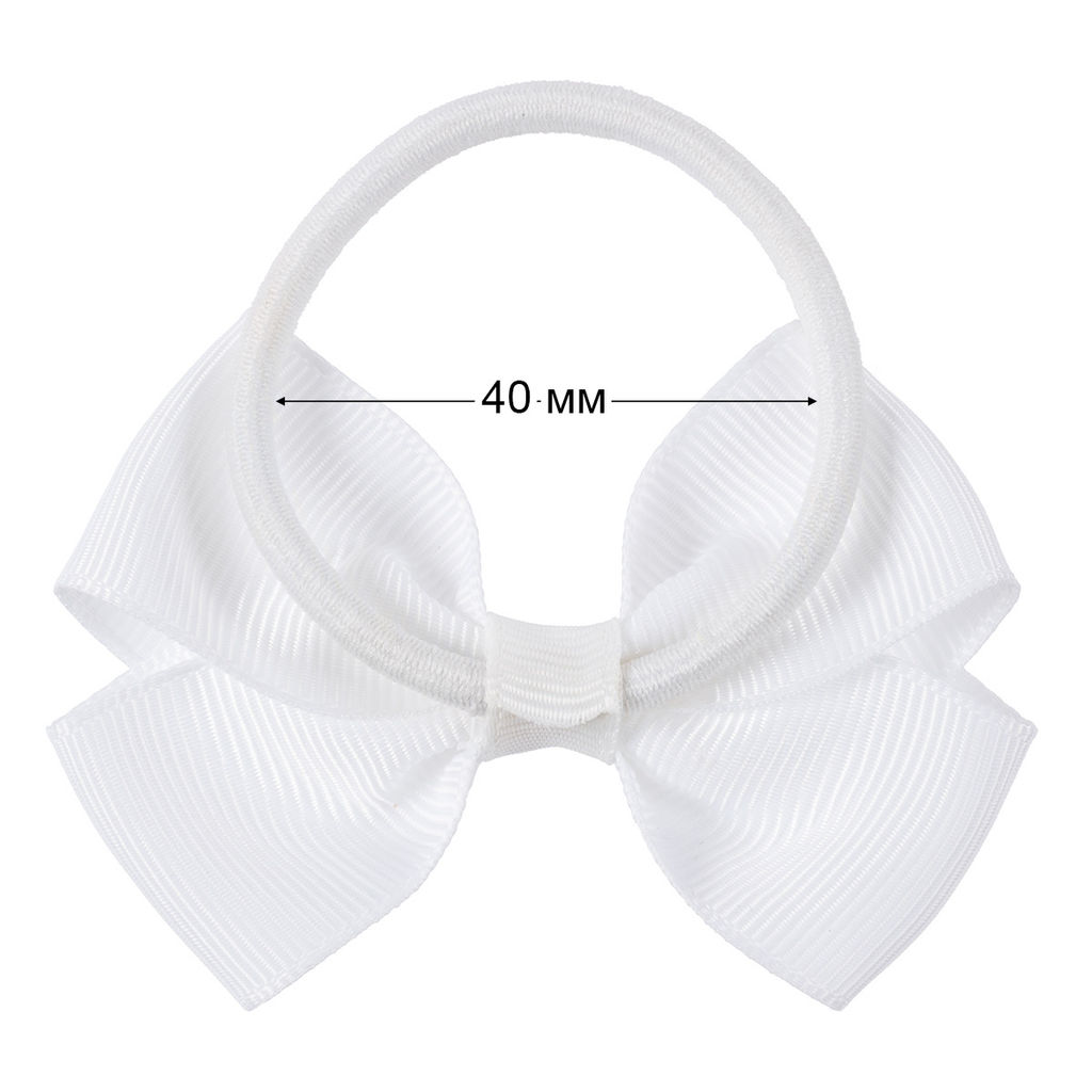 CHERRY MARY R6029 Набор резинок для волос 5 х 2 шт. №01 белый фото 4