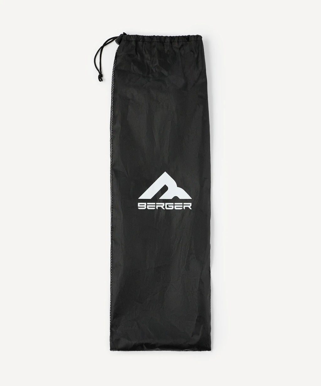 Треккинговые палки BERGER Hiking Peak BHP25TP4-01, 120-135 см, 4-секц., складн., тем.-сер./горчичн.  фото 12