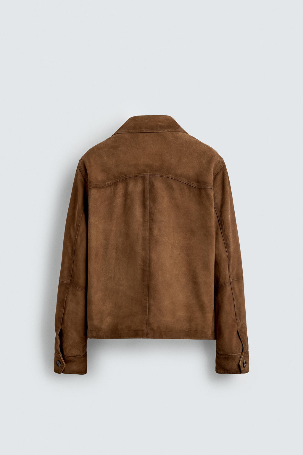 RELAXED FIT LEATHER SUEDE JACKET LIMITED EDITION - Zara фото 9