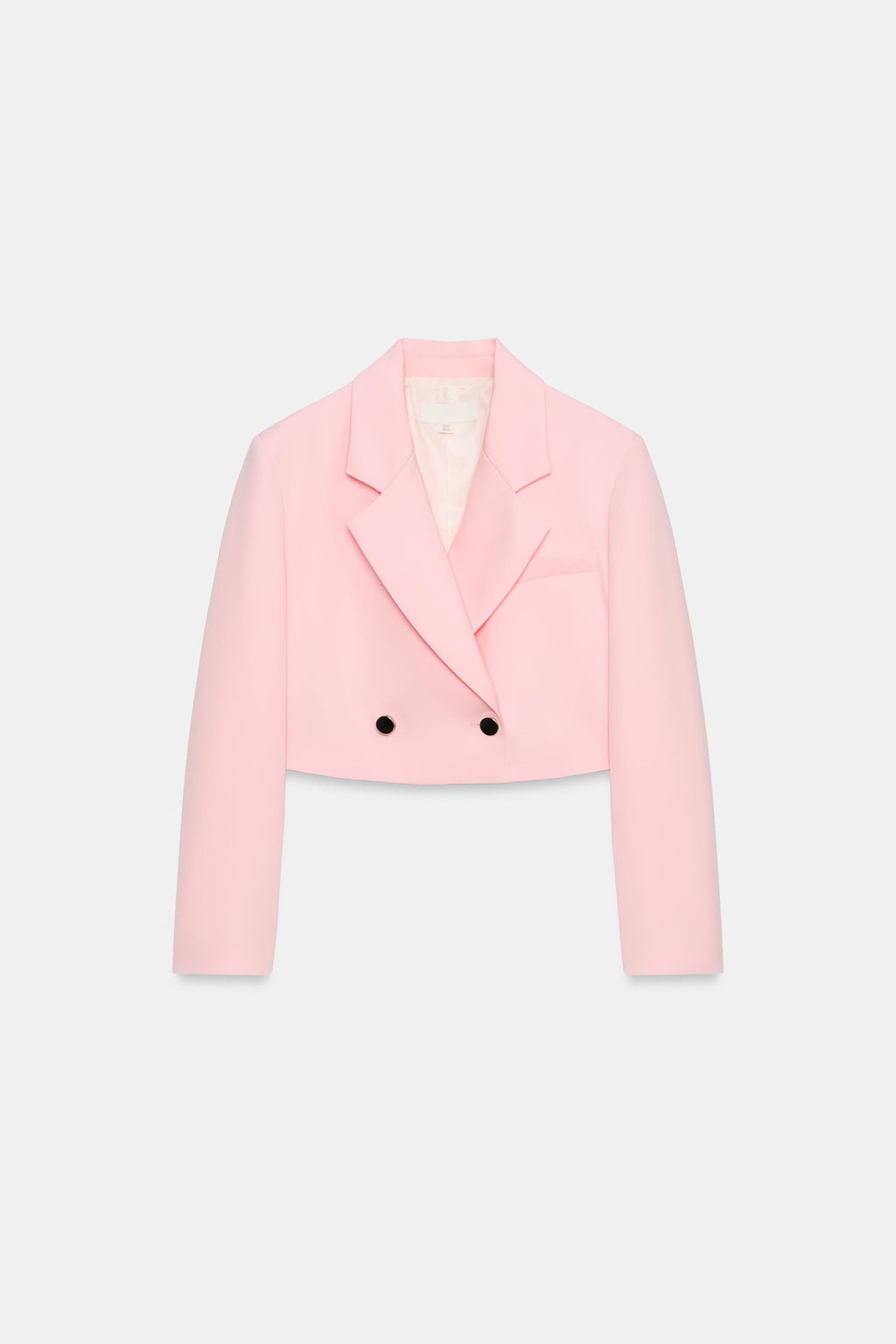 BLAZER CORTA HOMBRERAS / Rosa - Zara фото 2