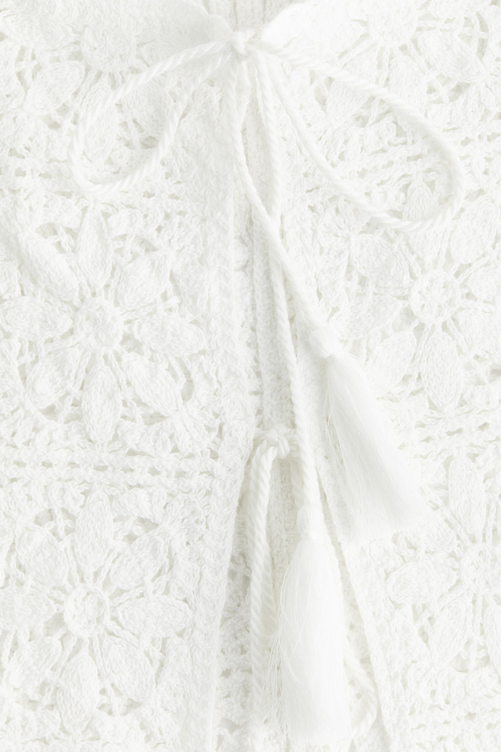 Top en punto pointelle con lazadas - H&m фото 7