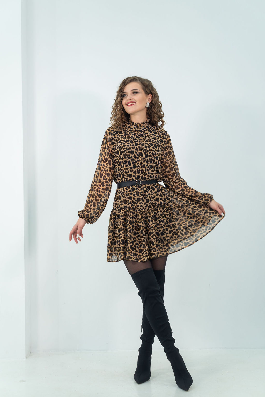 Платье Дэнис (леопардовый)* - Nadi bordo фото 9
