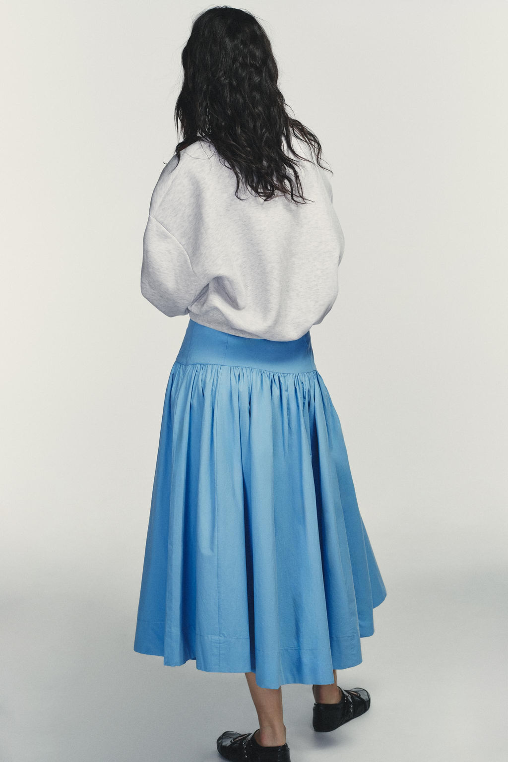 VOLUMINOUS MIDI SKIRT - Zara фото 11