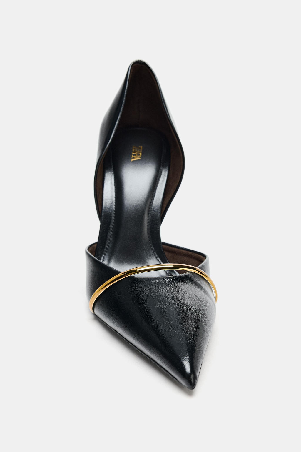 HIGH HEEL SHOES WITH METALLIC STRAP - Zara фото 5