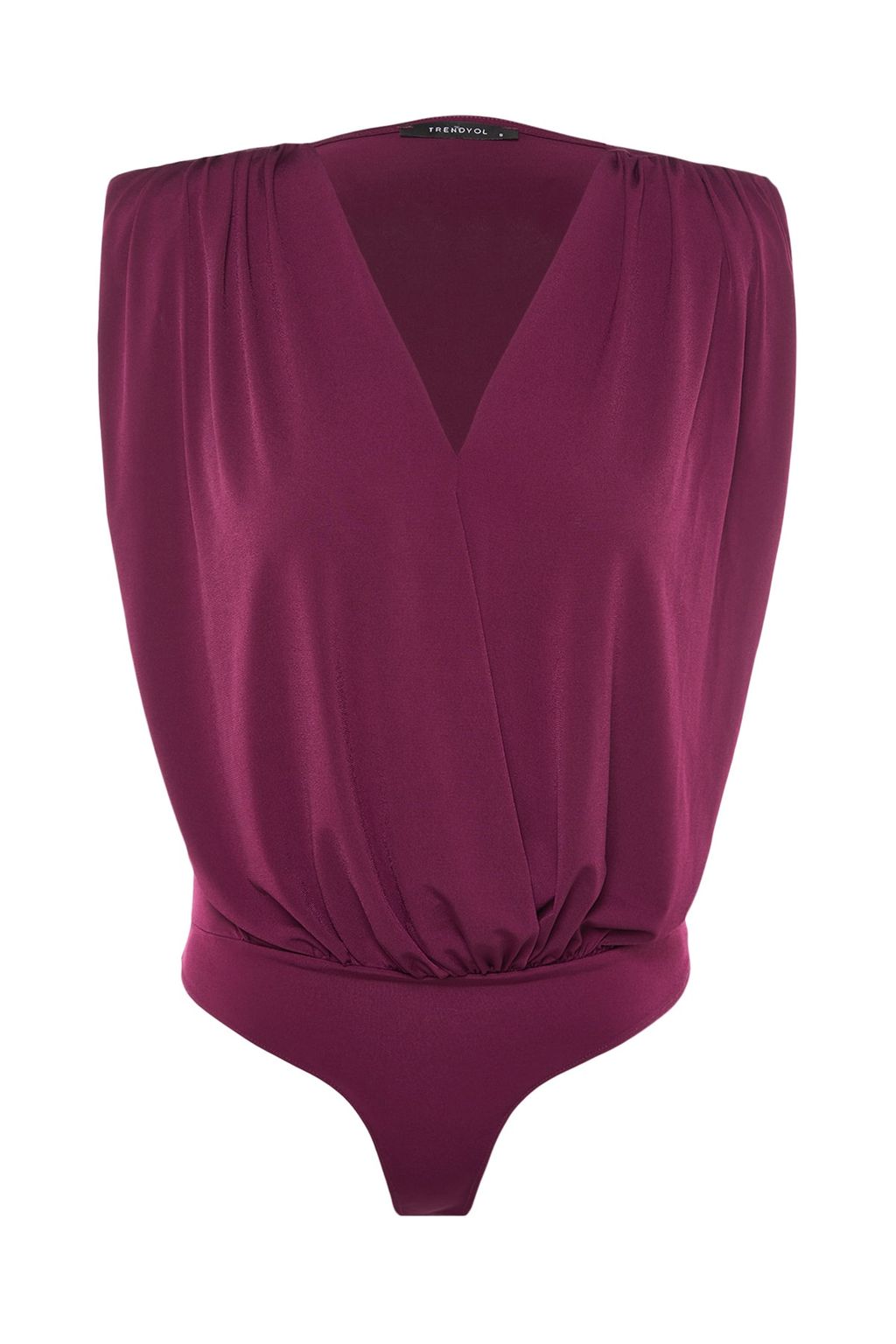 Murdum Vatkal? Kruvaze Yaka Esnek C?tc?tl? Orme Body TWOSS23BD00007