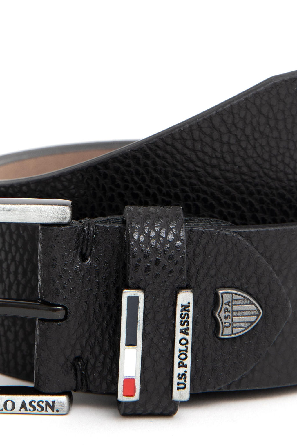 Мужской черный пояс - U.s. polo assn фото 4