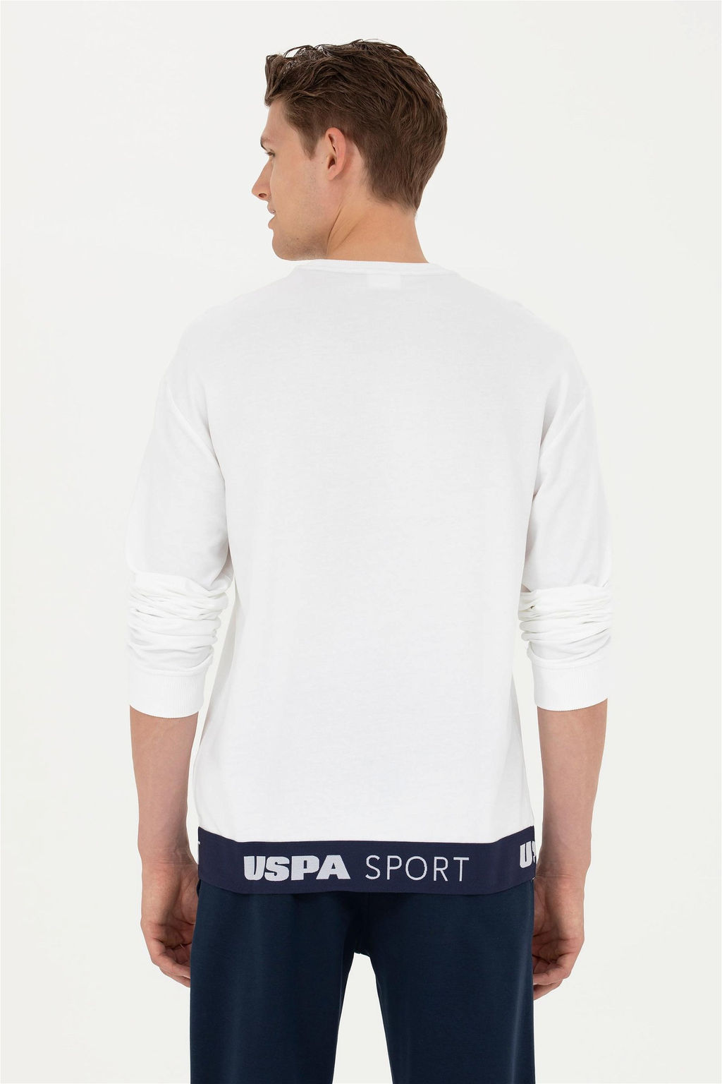 Мужской белый свитшот Неожиданная скидка в корзине - U.s. polo assn фото 5