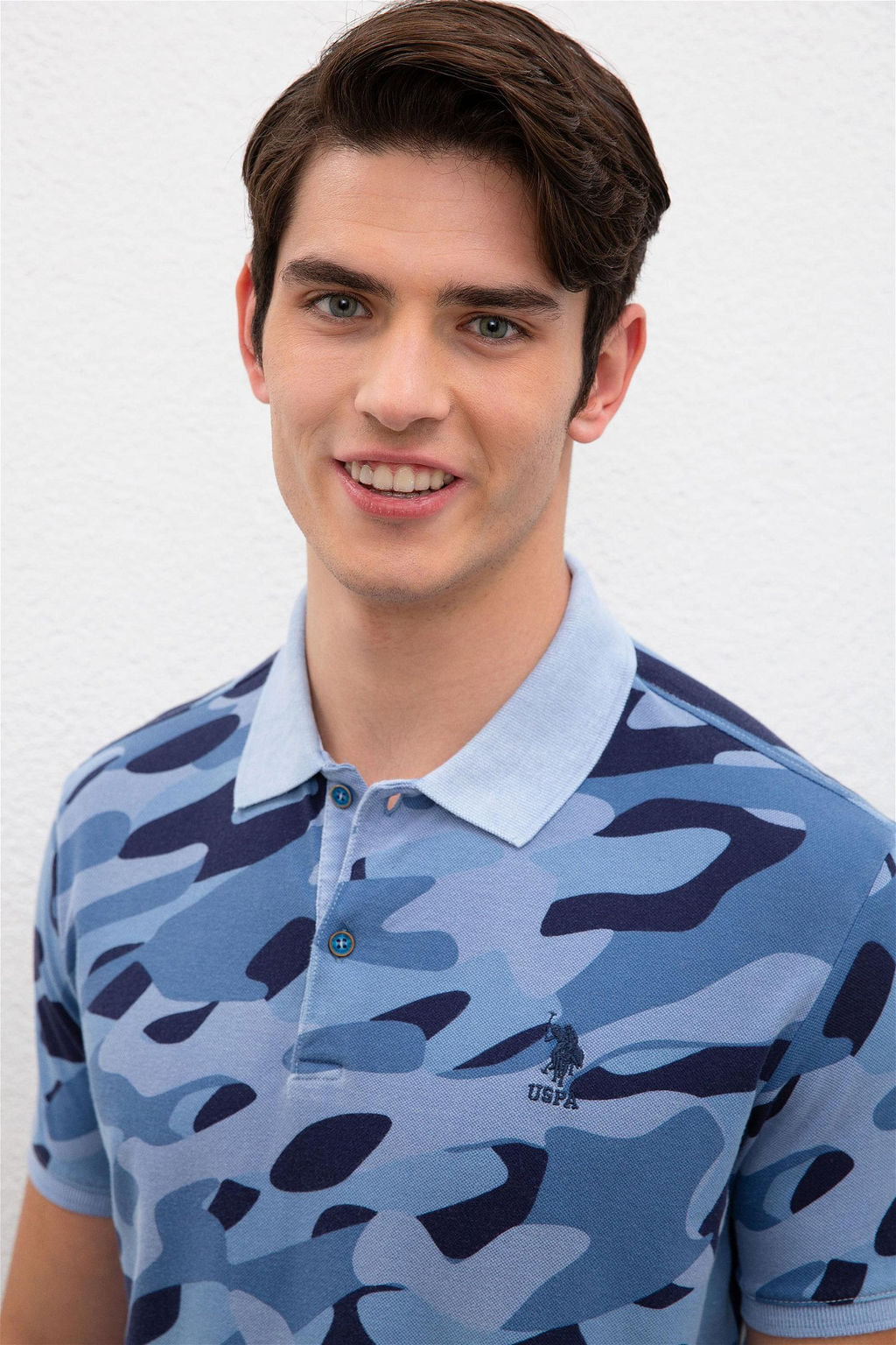 Мужская футболка-поло цвета индиго Неожиданная скидка в корзине - U.s. polo assn фото 2