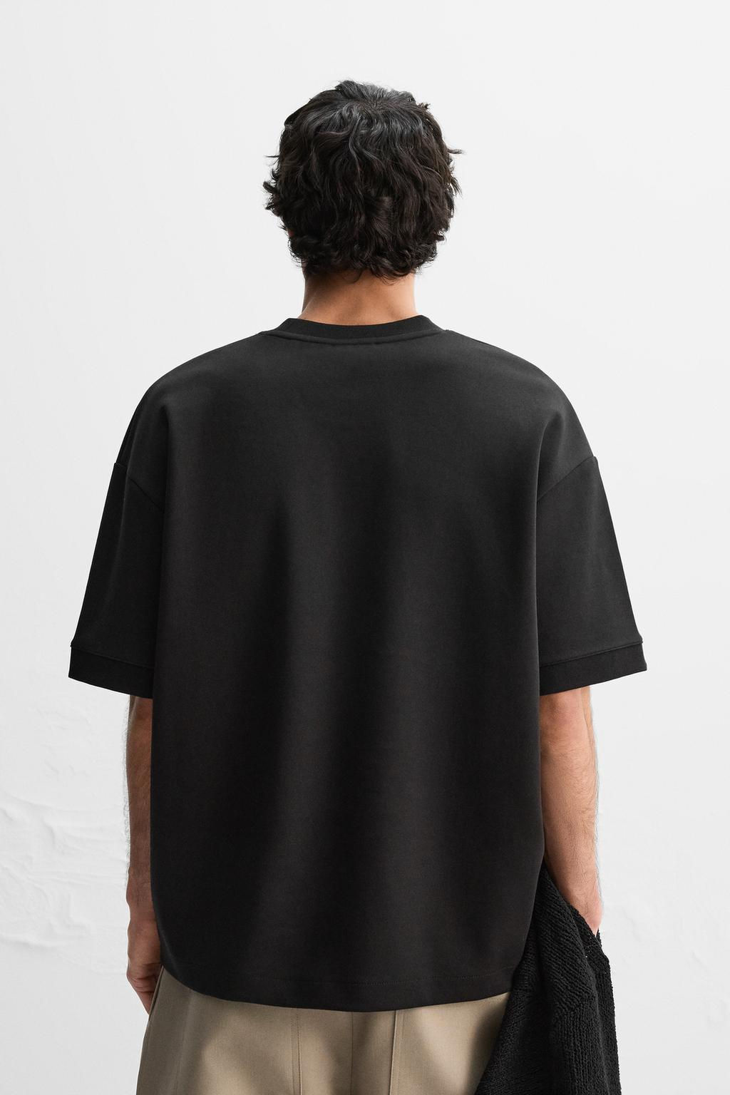 TEXTURED PRINT SWEATSHIRT - Zara фото 3