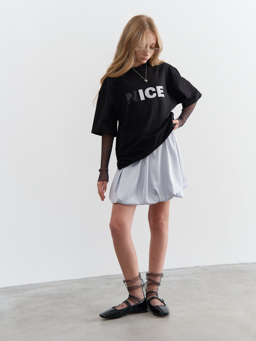 Юбка баллон Снежная дымка 7+ - Bungly фото 4