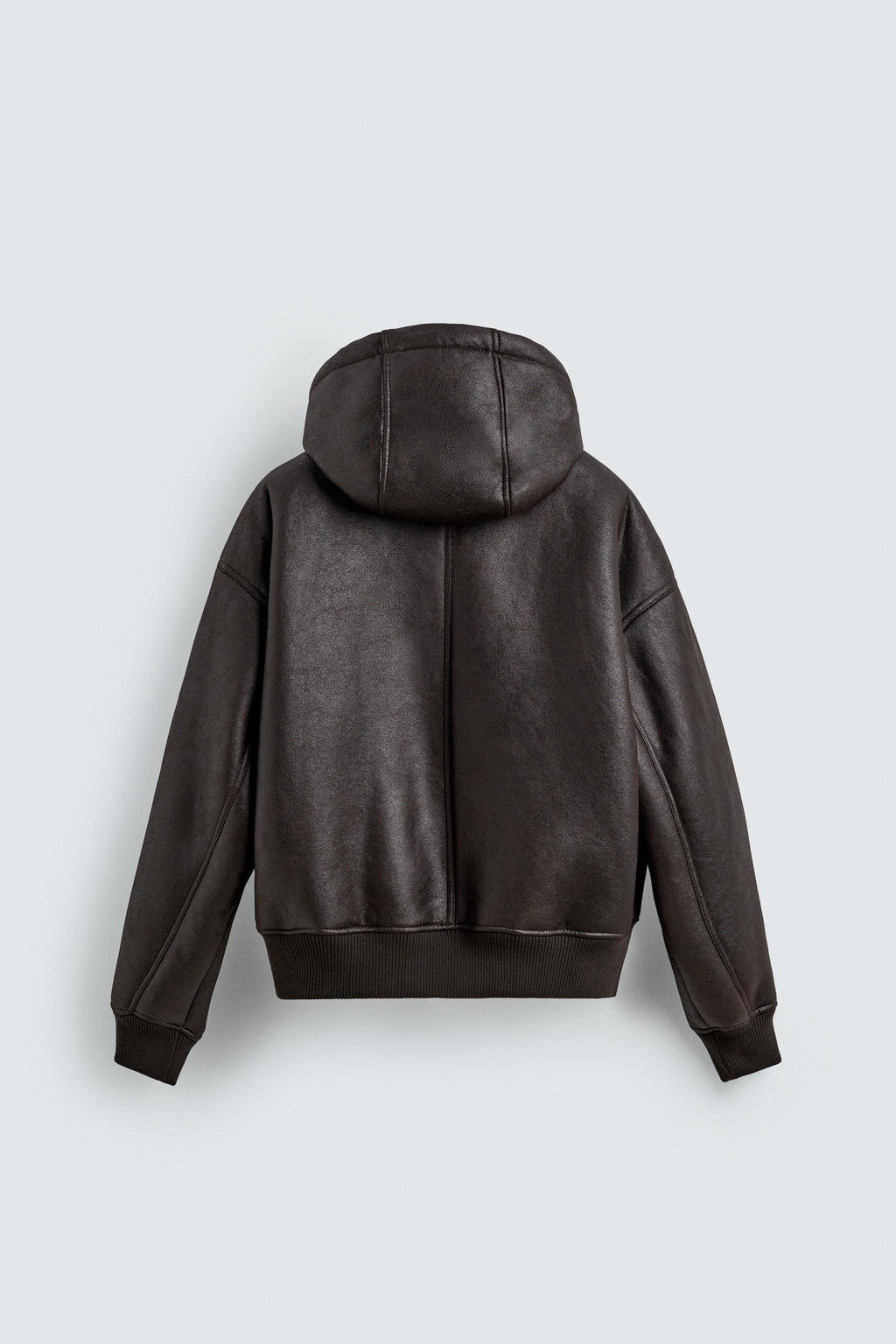 DOUBLE-FACED LEATHER EFFECT JACKET - Zara фото 6